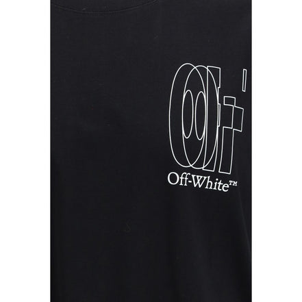 Tricou Off-White negru din bumbac Double Arrow