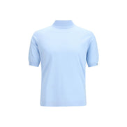 Prada Tricou Albastru din Bumbac