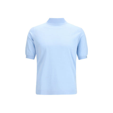 Prada Tricou Albastru din Bumbac