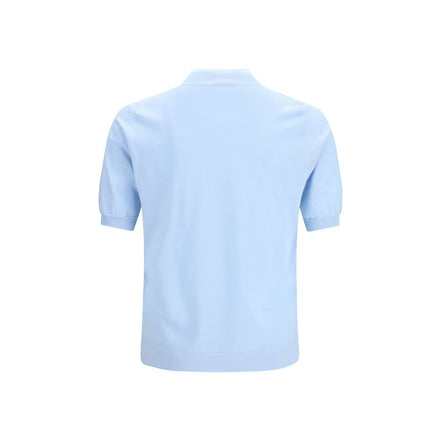 Prada Tricou Albastru din Bumbac