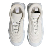 Sneakers Dolce & Gabbana albe slip on joase Wave