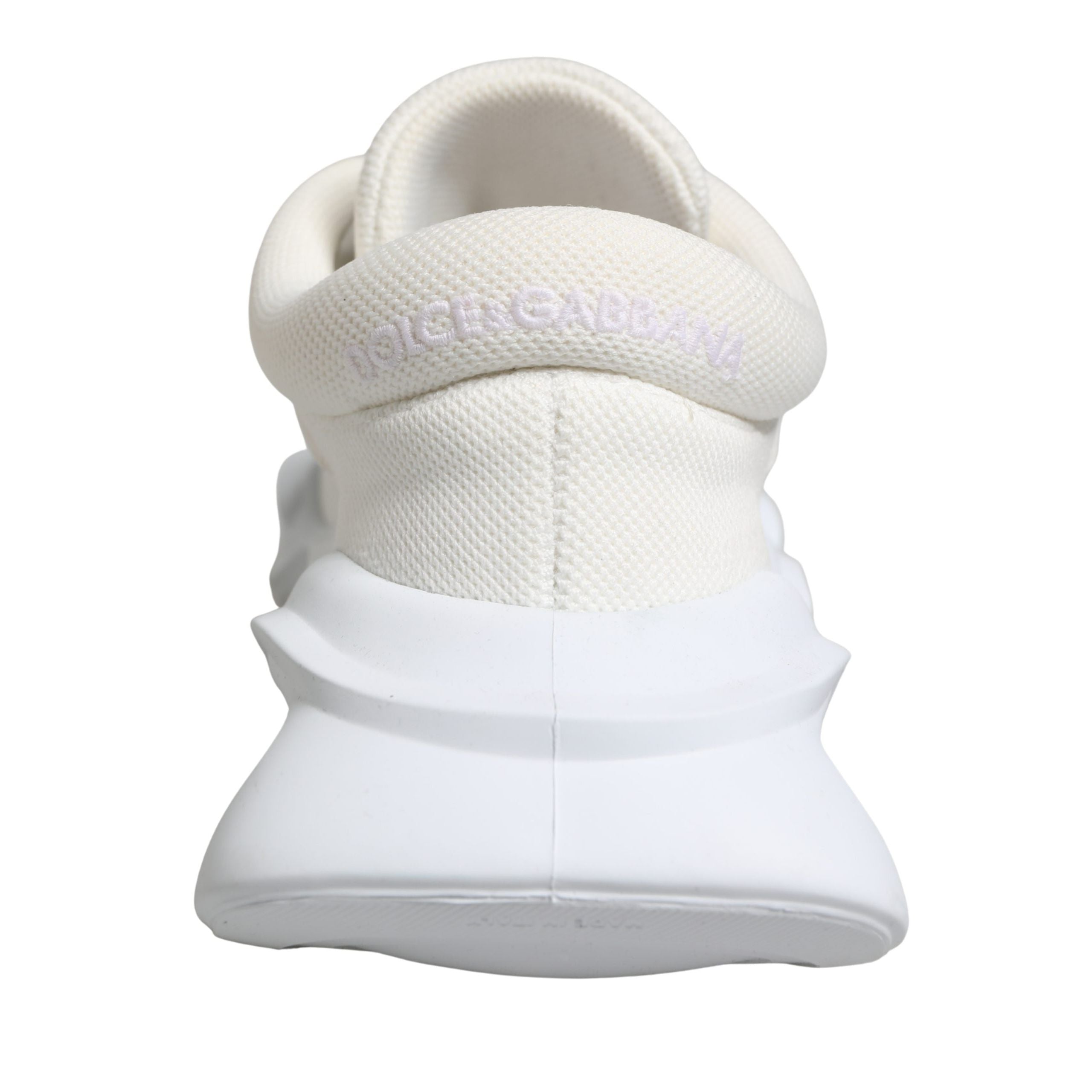 Sneakers Dolce & Gabbana albe slip on joase Wave
