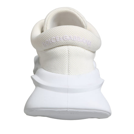 Sneakers Dolce & Gabbana albe slip on joase Wave