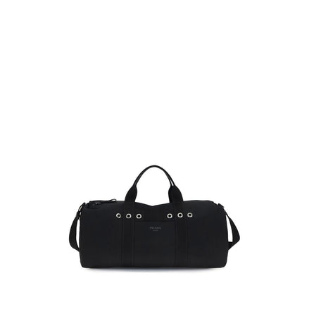 Geantă și accesorii de călătorie Prada din bumbac negru