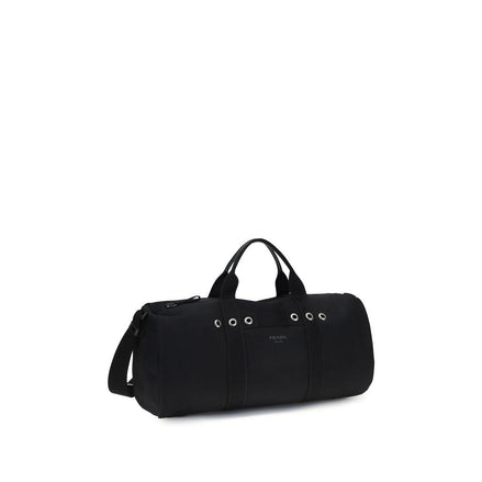 Geantă și accesorii de călătorie Prada din bumbac negru
