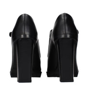 Max Mara Pantofi Pumps Negri din Piele cu Toc Înalt