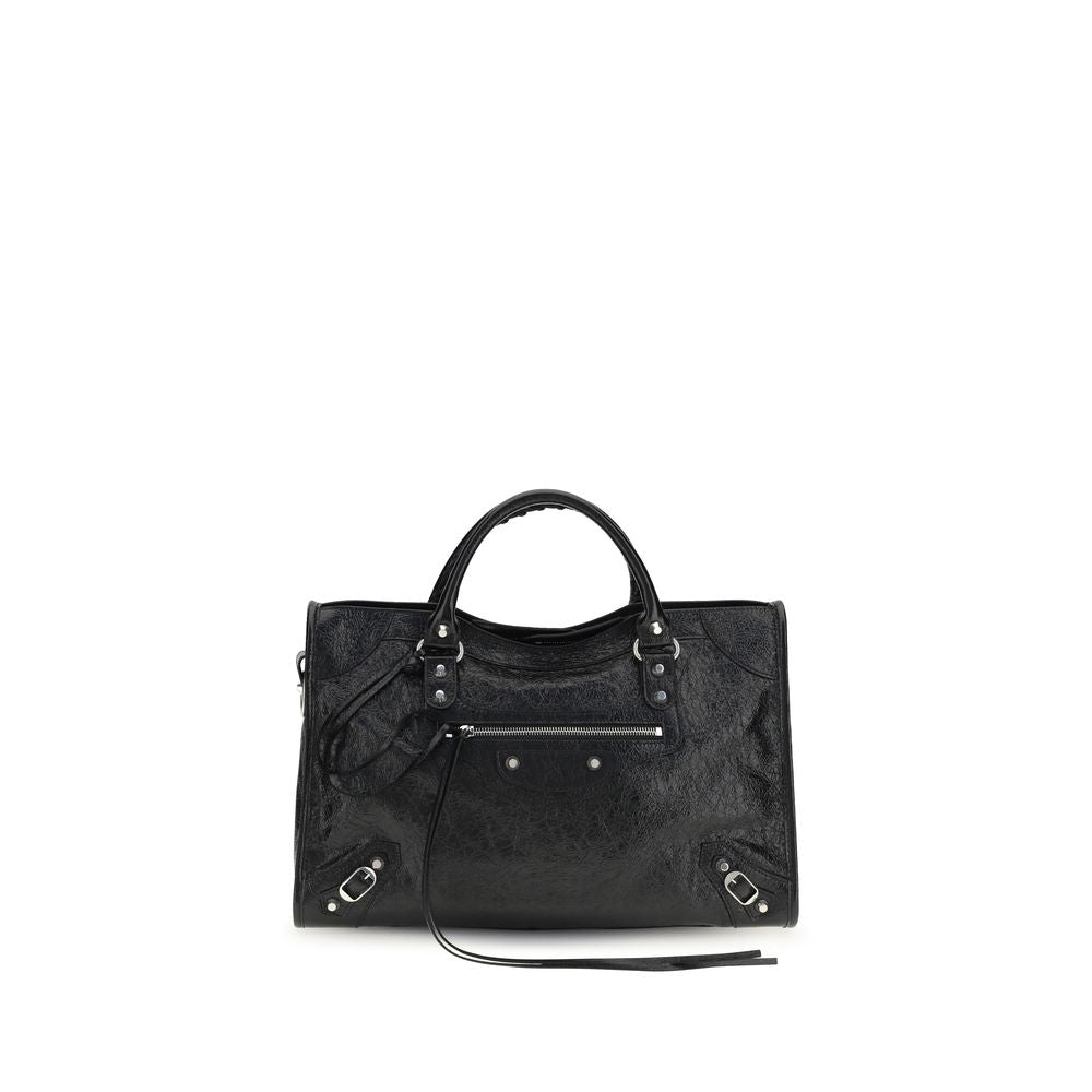 Balenciaga Black Lambskin Shoulder Bag