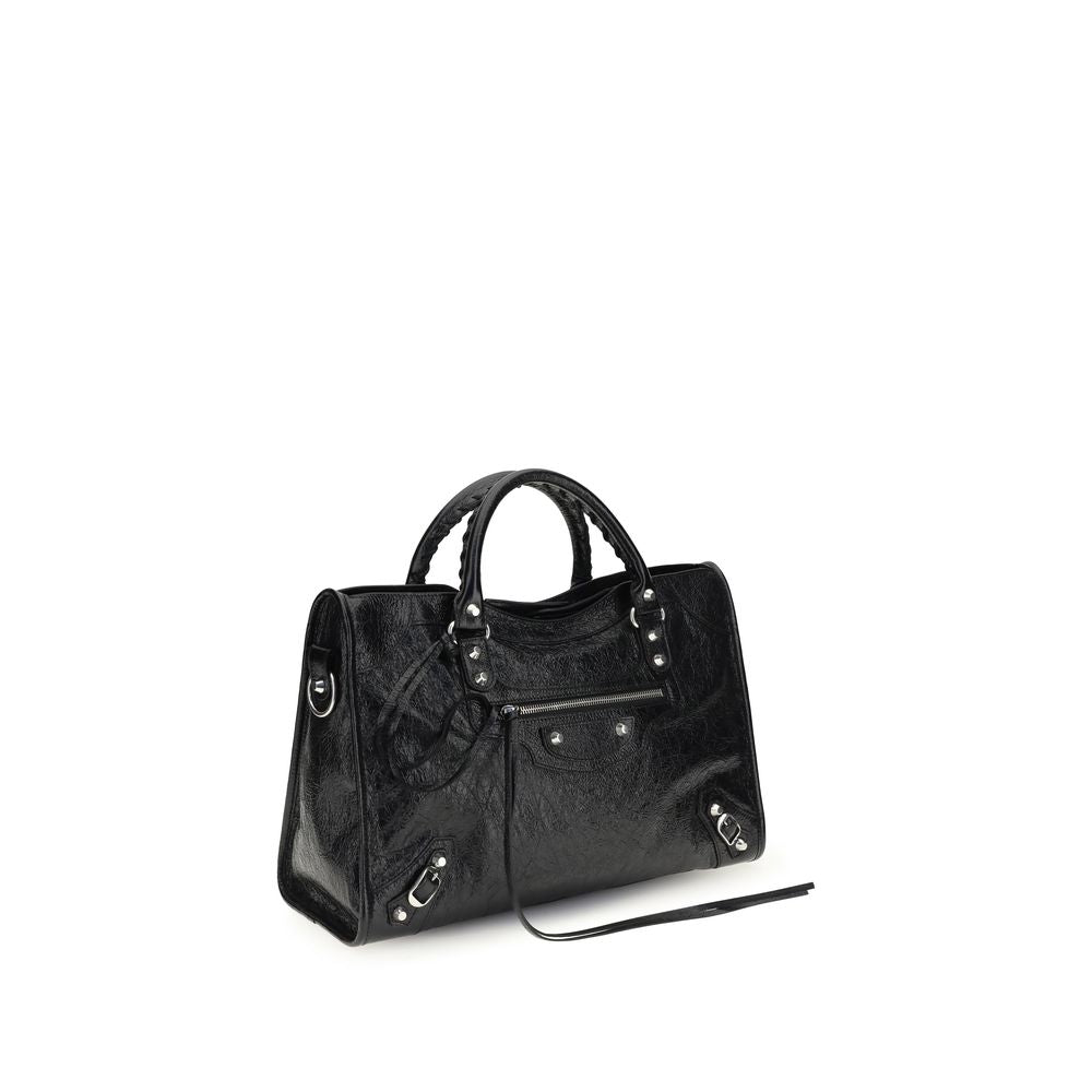 Balenciaga Black Lambskin Shoulder Bag