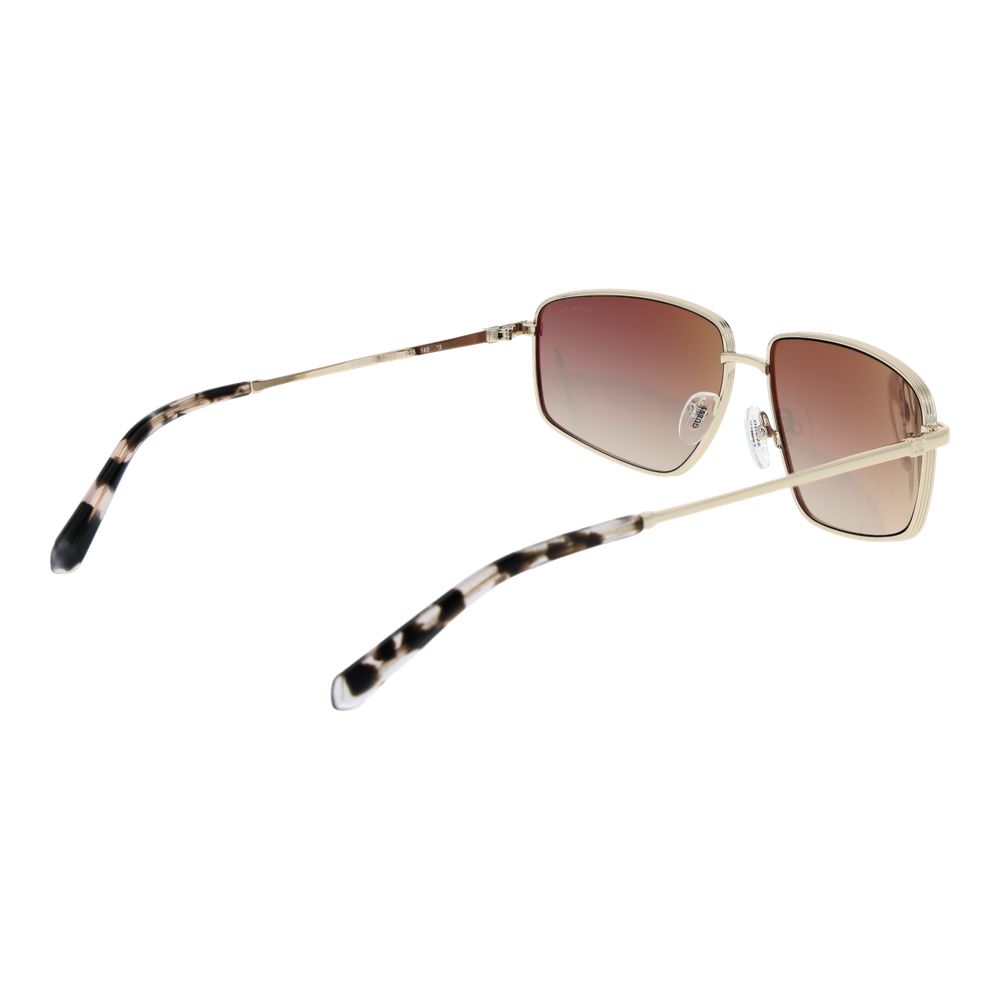 Guess Ochelari de Soare Aurii din Metal