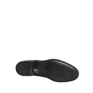 Dolce & Gabbana Black Leather Derby Shoes