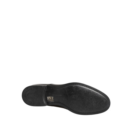 Dolce & Gabbana Black Leather Derby Shoes