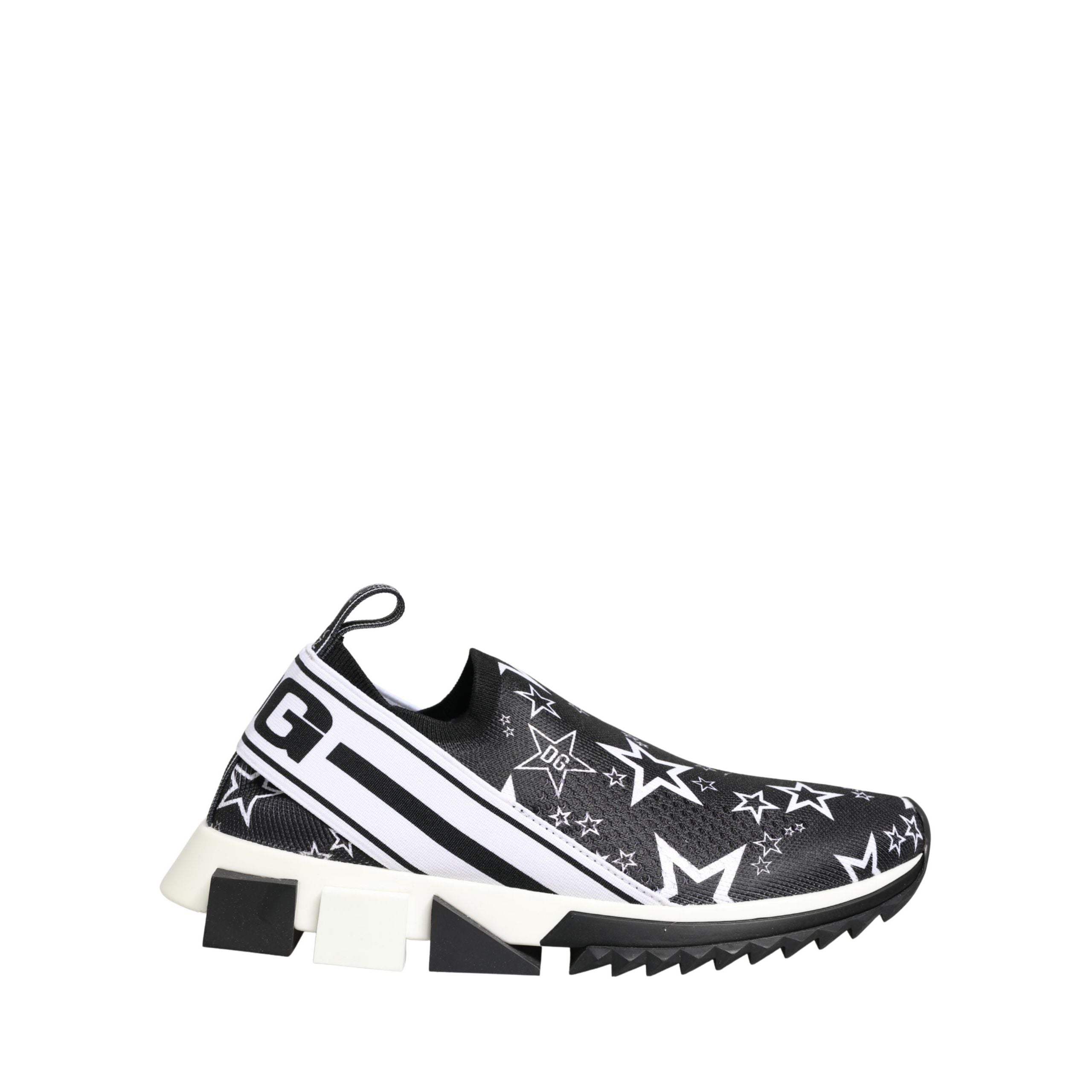 Dolce & Gabbana Black Stars Logo SORRENTO Sneakers