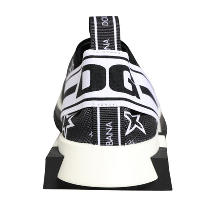 Dolce & Gabbana Black Stars Logo SORRENTO Sneakers