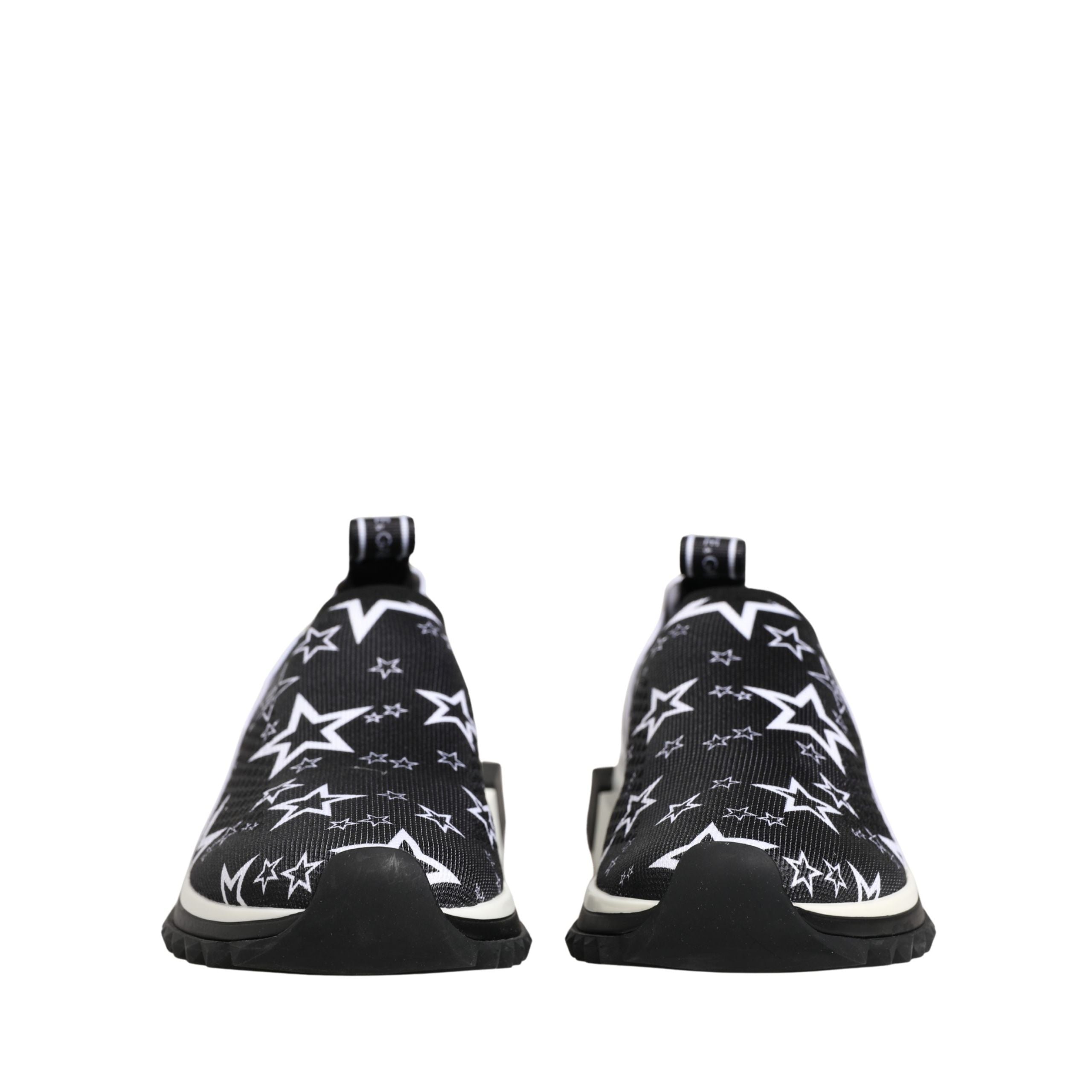 Dolce & Gabbana Black Stars Logo SORRENTO Sneakers