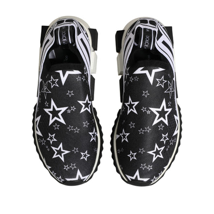 Dolce & Gabbana Black Stars Logo SORRENTO Sneakers