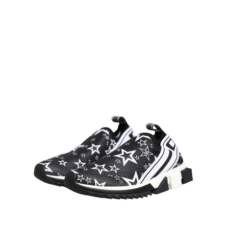Dolce & Gabbana Black Stars Logo SORRENTO Sneakers