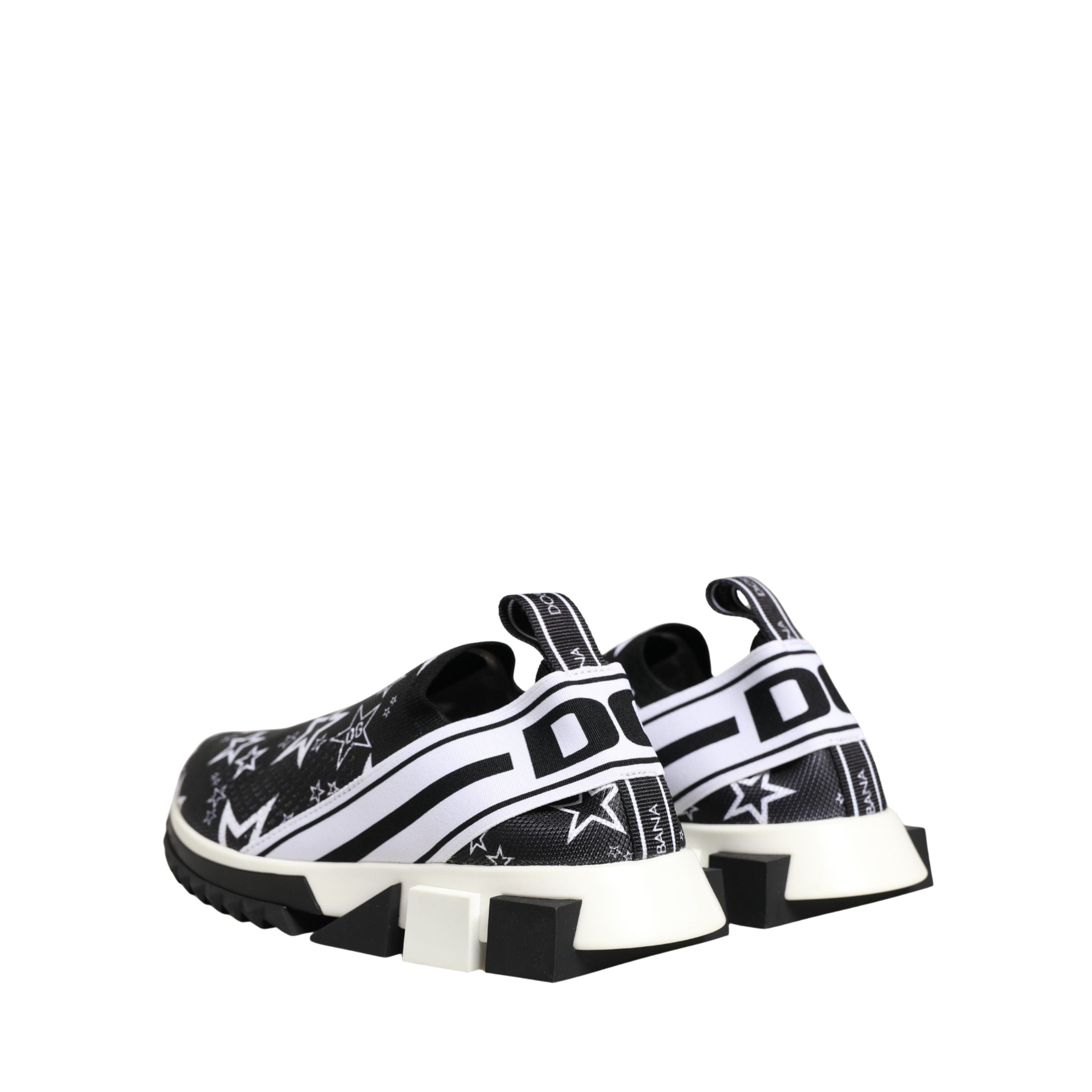 Dolce & Gabbana Black Stars Logo SORRENTO Sneakers