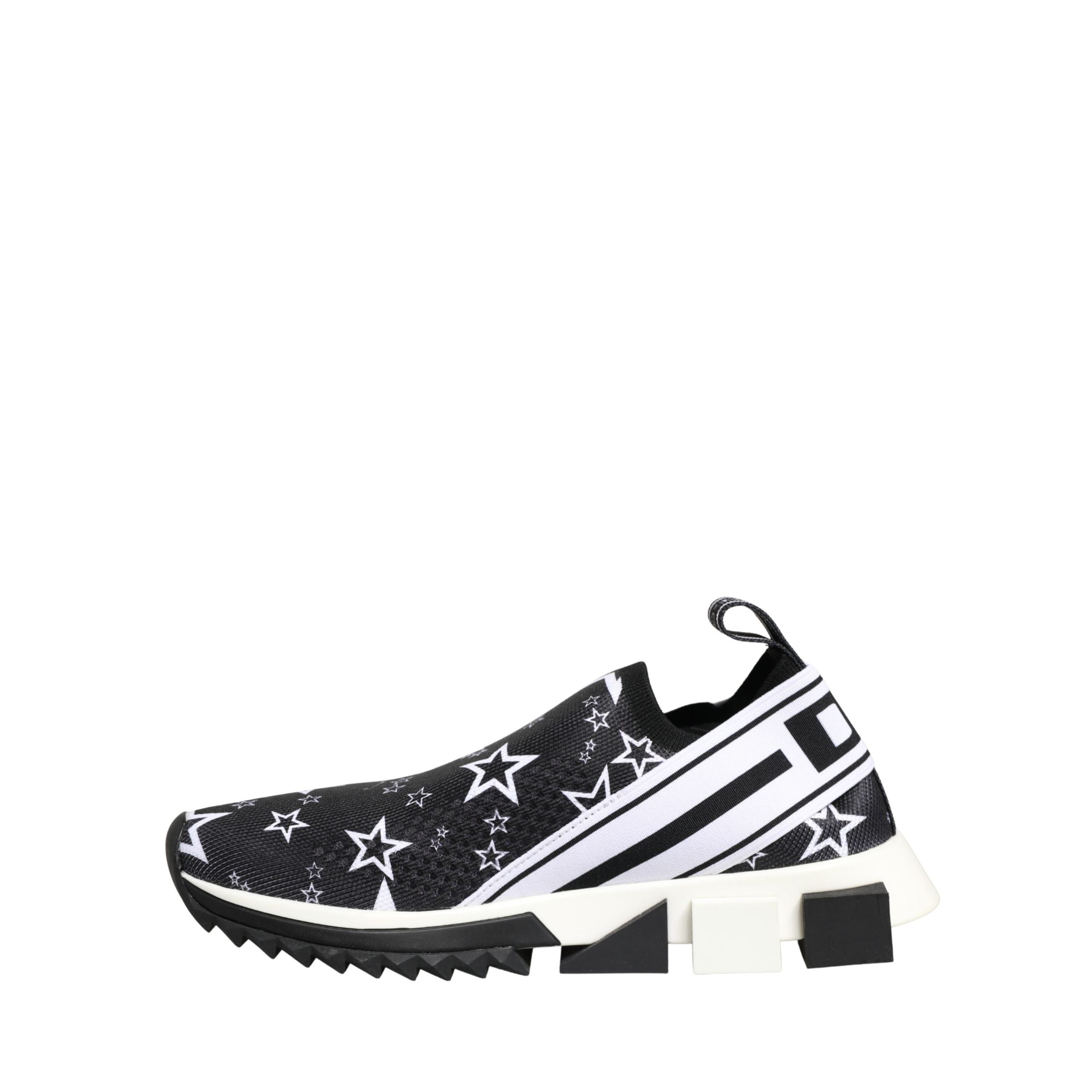 Dolce & Gabbana Black Stars Logo SORRENTO Sneakers