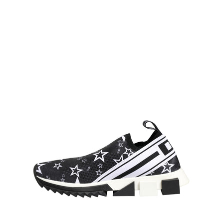 Dolce & Gabbana Black Stars Logo SORRENTO Sneakers