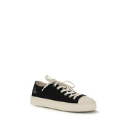 Sneakers low top Vivienne Westwood negri din material textil