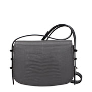 Geantă de umăr Jimmy Choo din piele gri