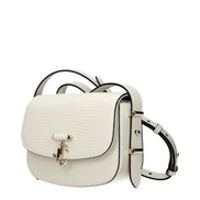 Geantă de umăr Jimmy Choo din piele albă