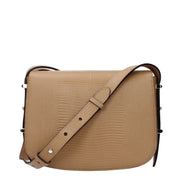 Geantă crossbody Jimmy Choo din piele maro