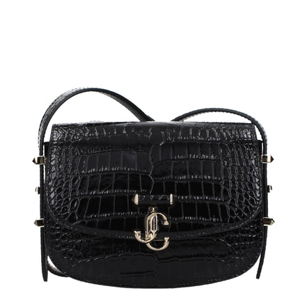 Geantă crossbody Jimmy Choo din piele neagră