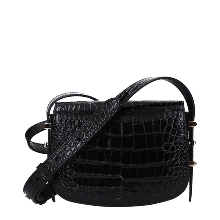 Geantă crossbody Jimmy Choo din piele neagră