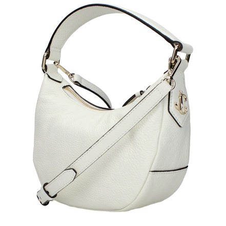 Geantă de mână Jimmy Choo din piele bej