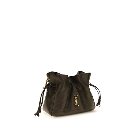 Saint Laurent Bicolor Leather Clutch Bag