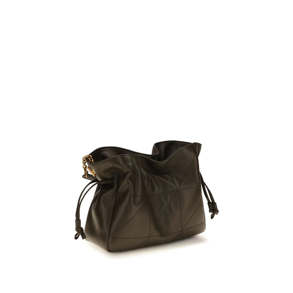 Saint Laurent Bicolor Leather Clutch Bag