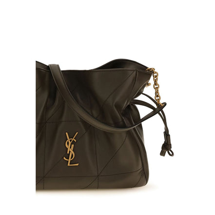 Saint Laurent Bicolor Leather Clutch Bag