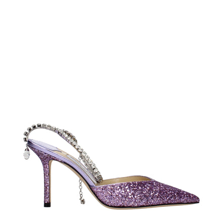 Jimmy Choo Purple Stiletto Heel Sandals