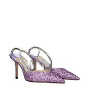 Jimmy Choo Purple Stiletto Heel Sandals