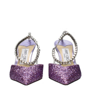 Jimmy Choo Purple Stiletto Heel Sandals