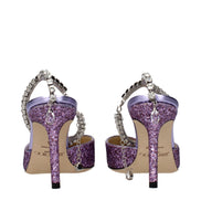 Jimmy Choo Purple Stiletto Heel Sandals