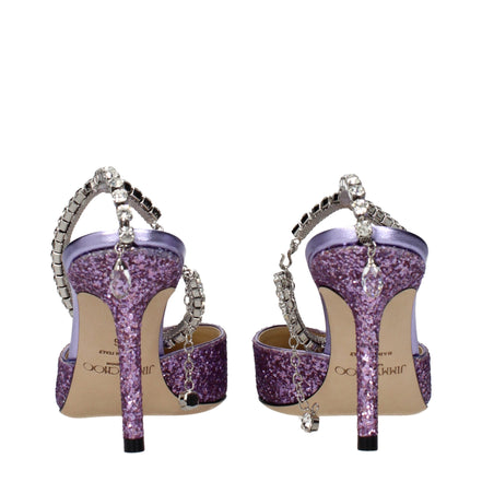Jimmy Choo Purple Stiletto Heel Sandals