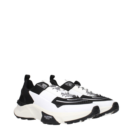 Adidași sport Valentino Garavani din țesătură neagră