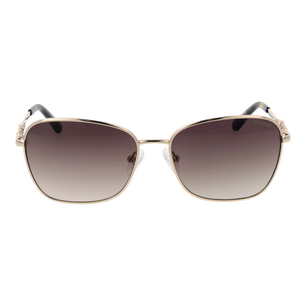 Guess Ochelari de Soare Aurii din Metal