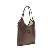 Miu Miu Brown Calf Leather Shoulder Bag