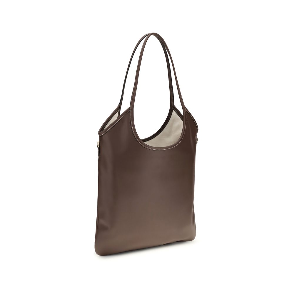 Miu Miu Brown Calf Leather Shoulder Bag