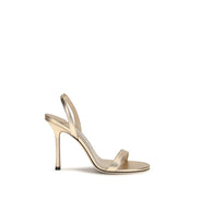 Jimmy Choo Sandale Aurii cu Toc Stiletto