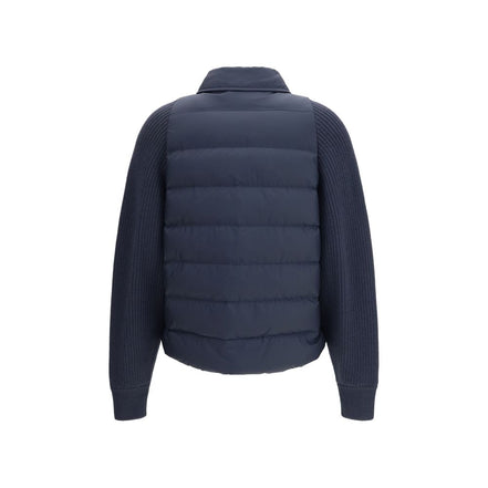 Brunello Cucinelli Blue Polyester Jacket