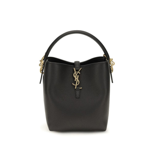 Saint Laurent Geantă Bucket Neagră