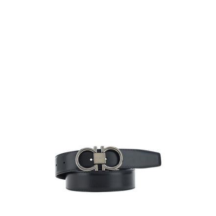 Ferragamo Curea Neagră din Piele