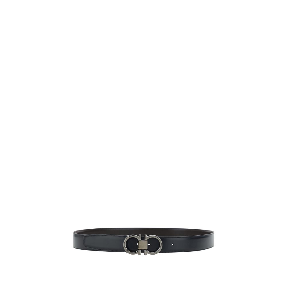 Ferragamo Curea Neagră din Piele