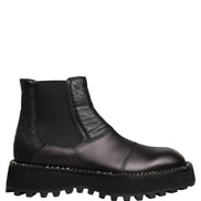 Dolce & Gabbana Chelsea Boots din Piele Neagră