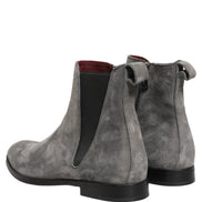 Dolce & Gabbana Gray Suede Leather Chelsea Boots
