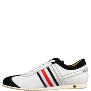 Sneakers Dolce & Gabbana joase din piele întoarsă alb-negru